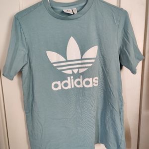 Pale Blue Adidas Tee
